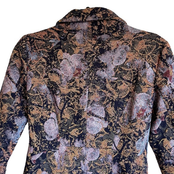 Nanette Lepore Floral Tapestry Coat Size 0 - Picture 7 of 14